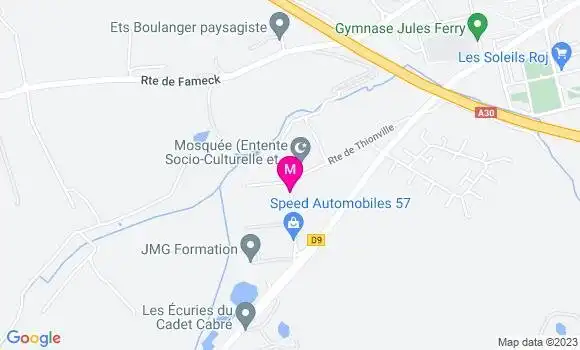 Localisation Restaurant  Le Domaine du Loup