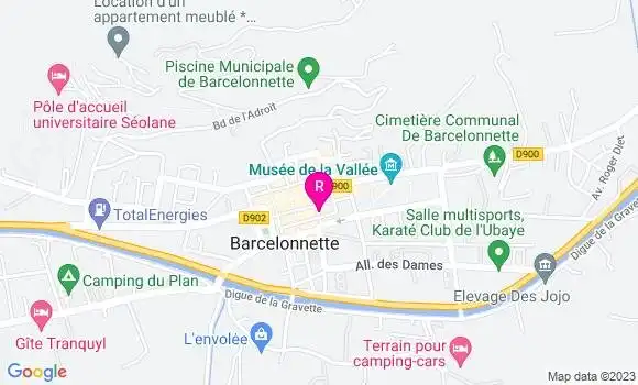 Localisation Restaurant  L