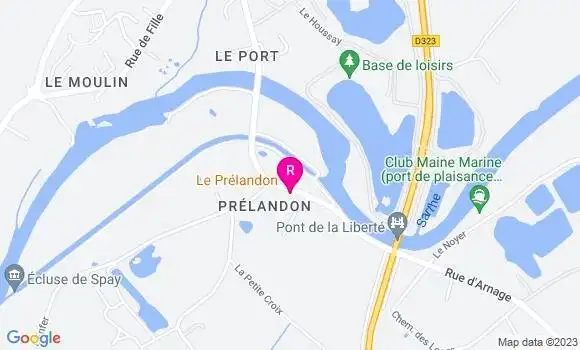 Localisation Restaurant  Le Prélandon