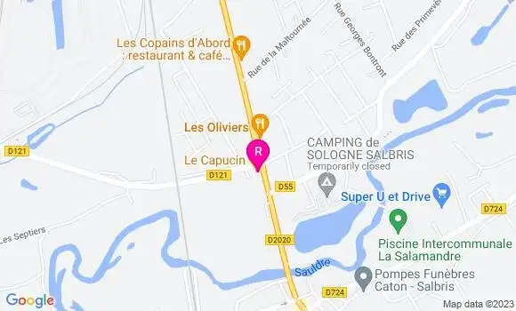 Localisation Restaurant  Le Capucin