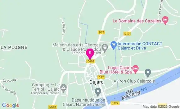 Localisation Restaurant  Chez Moulino