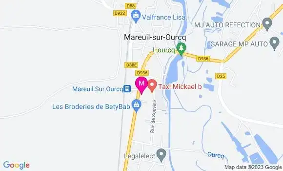 Localisation Restaurant Grec Le Soleil de Mareuil