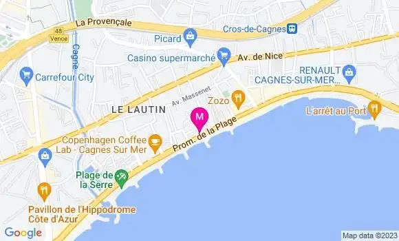Localisation Restaurant  Côte et Sud