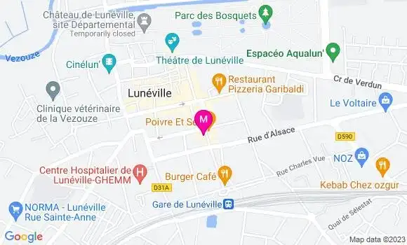 Localisation Brasserie L