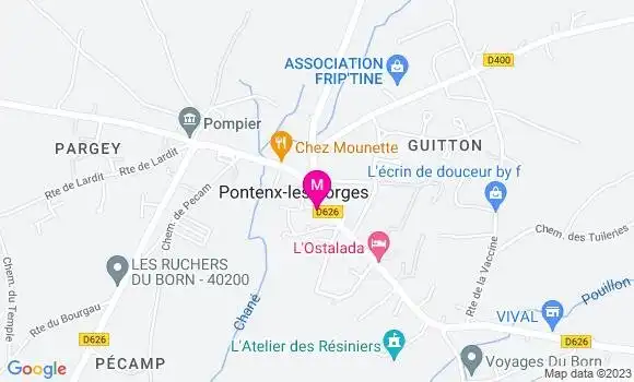 Localisation Le Bistrot Jeanot