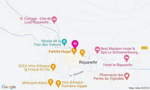 Localisation Restaurant  La Fringale
