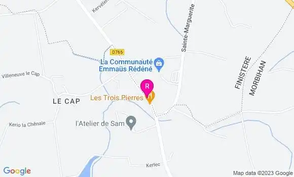 Localisation Restaurant  Les Trois Pierres