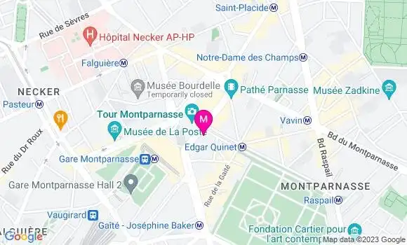 Localisation Restaurant  Les Fauves