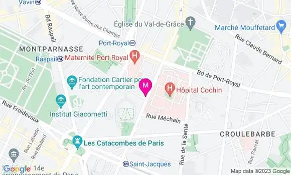 Localisation Restaurant  Le Cassini