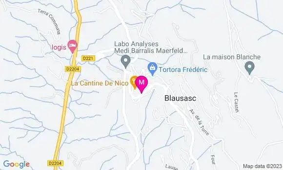 Localisation Pizzeria La Cantine de Nico