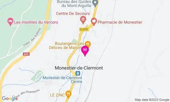 Localisation Restaurant  Le Monest
