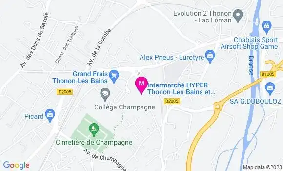 Localisation Bistrot Du