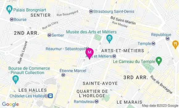 Localisation Restaurant Bar Madame Pervenche