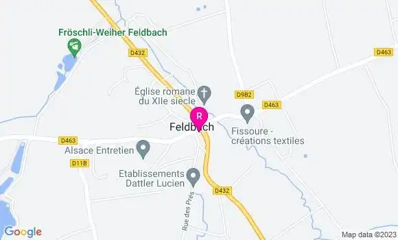 Localisation Restaurant  Au Cheval Blanc