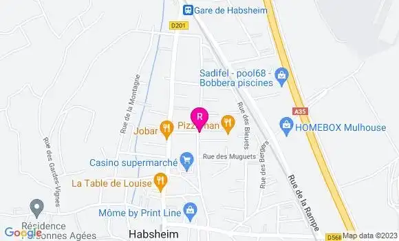 Localisation Pizzeria Pizzaman