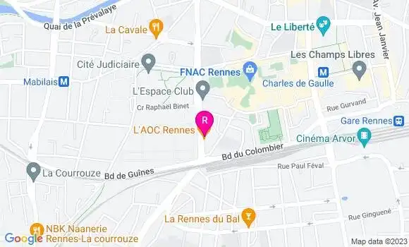 Localisation Restaurant  L