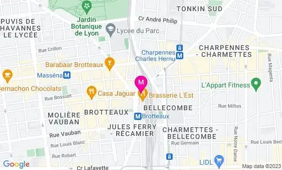 Localisation Brasserie L