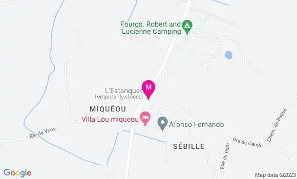 Localisation Restaurant  L