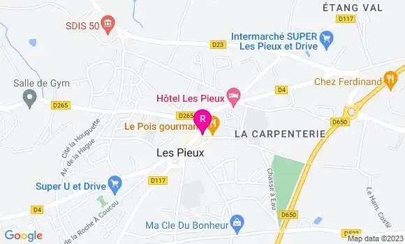 Localisation Restaurant  Au Café du Coin