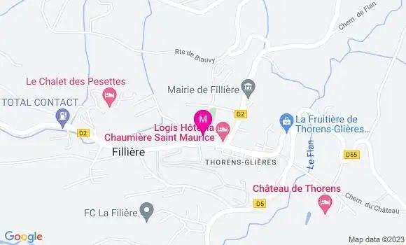 Localisation Restaurant  L