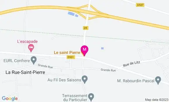 Localisation Restaurant  Le Saint Pierre