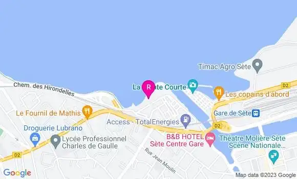 Localisation Restaurant Fruits de Mer La Guinguette