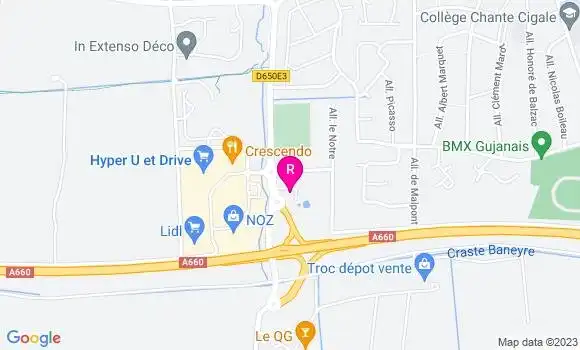 Localisation Restaurant  La Boucherie