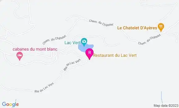 Localisation Restaurant du Lac Vert