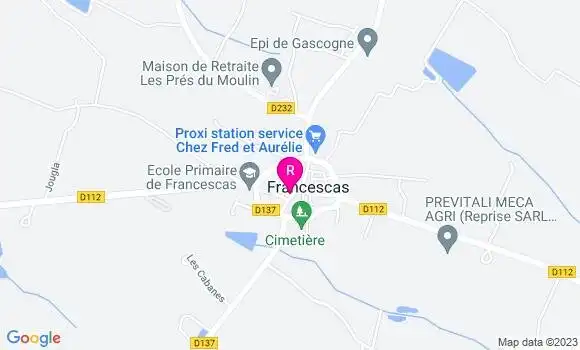 Localisation Restaurant  Au Bout du Monde