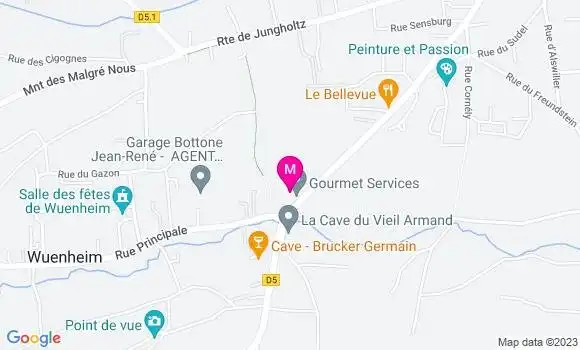 Localisation Restaurant Bio Le Comptoir du Traiteur