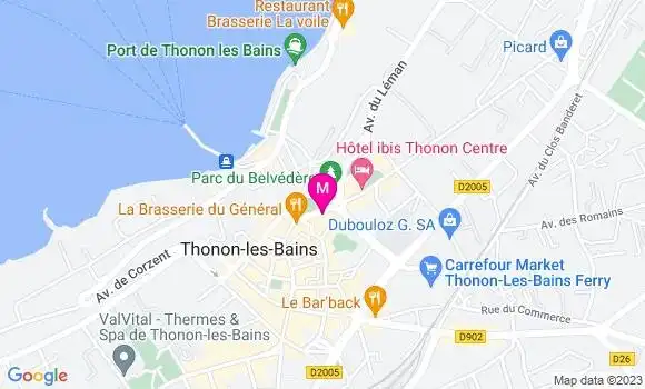 Localisation Restaurant  O Vent d