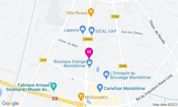 Localisation Restaurant  Comme une Abeille