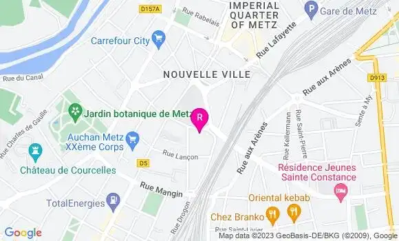 Localisation Restaurant  Au Bonheur des Convives