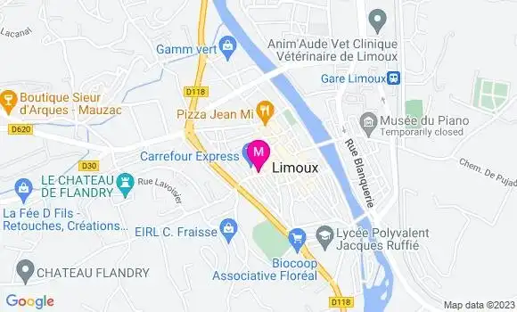 Localisation Restaurant  La Goutine