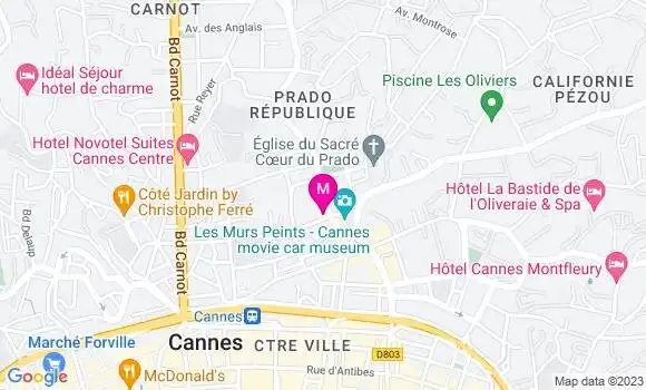 Localisation Restaurant  La Rotonde