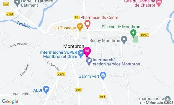 Localisation Restaurant  Aux Caprices
