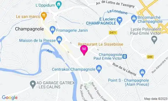 Localisation Restaurant  Le Sissebisse