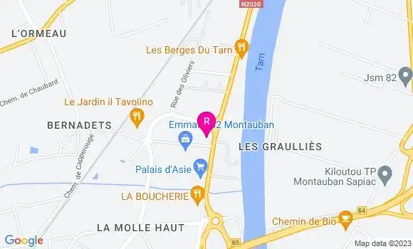 Localisation Restaurant  Les Garçons de Café