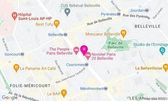 Localisation Restaurant Bar La Commune