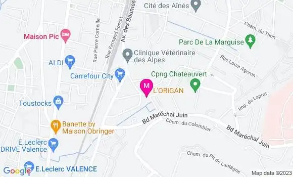 Localisation Restaurant  L
