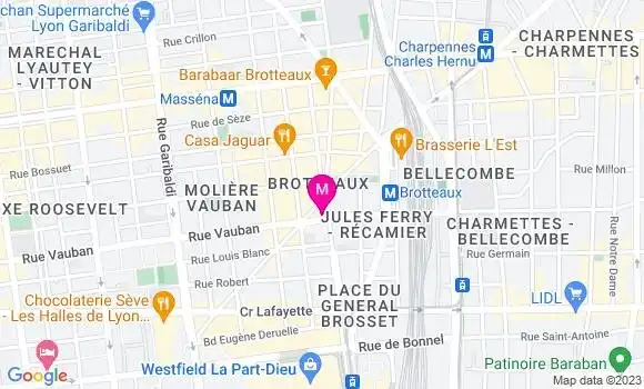 Localisation Brasserie Jullien