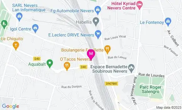 Localisation Restaurant Lounge Le Lounge