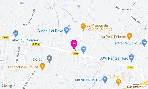 Localisation Restaurant  Les Domaines qui Montent