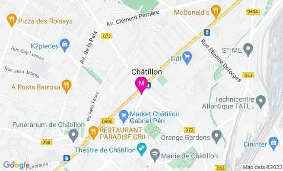 Localisation Restaurant  Le Castellio