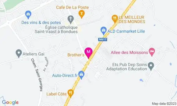 Localisation Restaurant  Brother