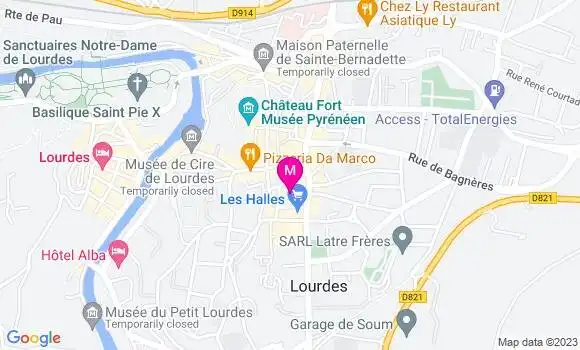 Localisation Café Le Cantegril
