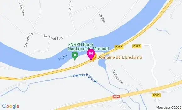 Localisation Restaurant  Le Domaine de l