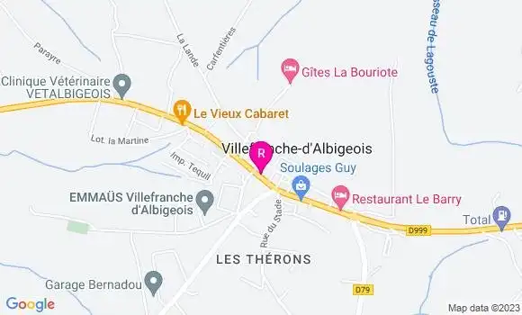 Localisation Restaurant  Azur Bleu Pizzeria
