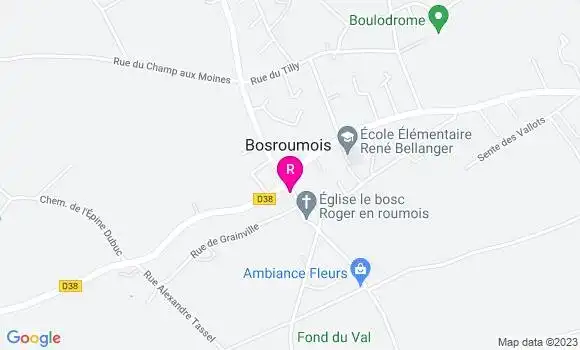Localisation Restaurant  Le Clarange