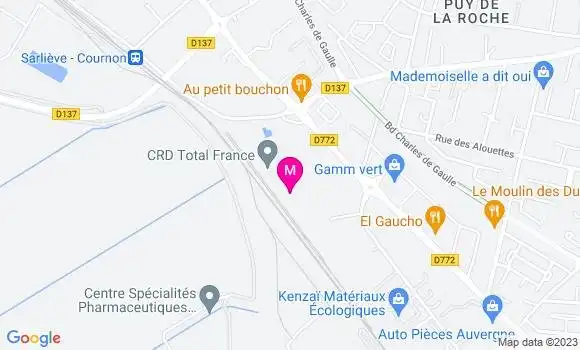 Localisation Restaurant  La Bonne Franquette